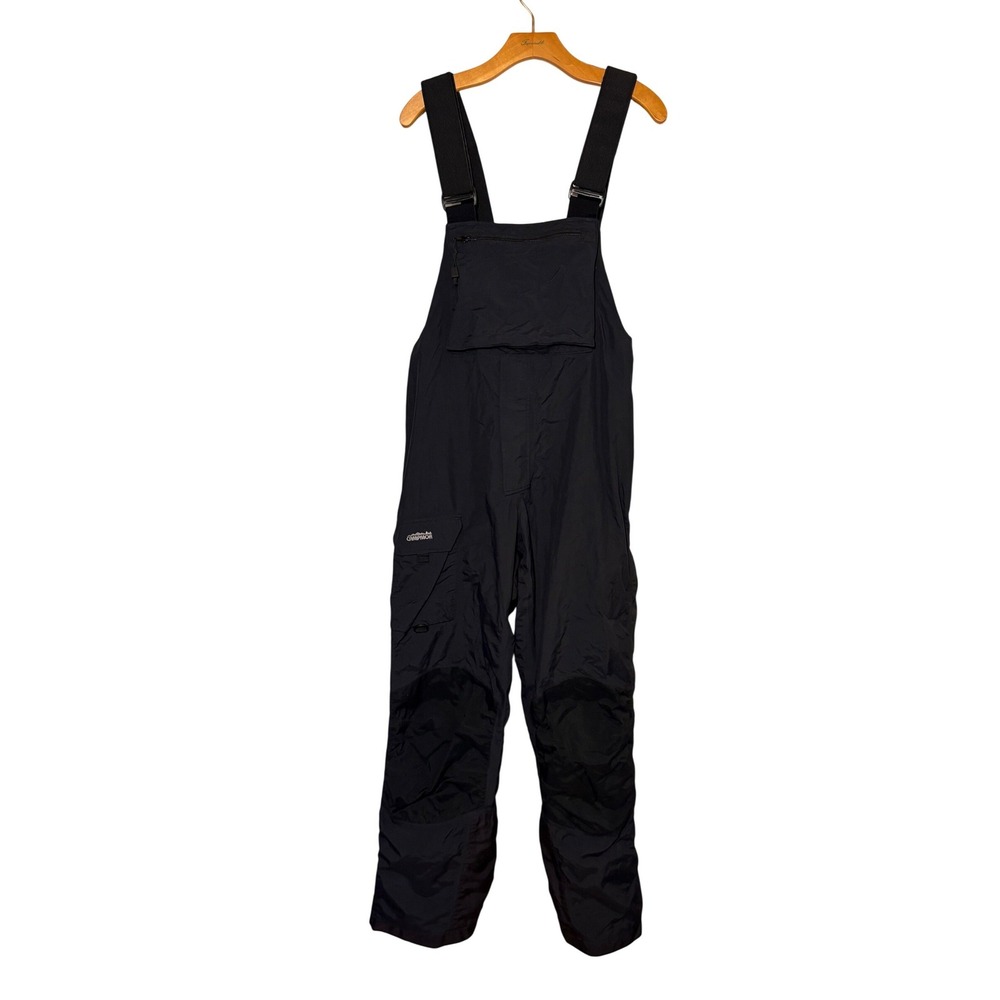 Campmor Mens Black‎ Ski Snowboard Waterproof Snow Bib Overalls L Model 32153